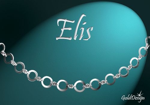 Elis - náramek stříbřený